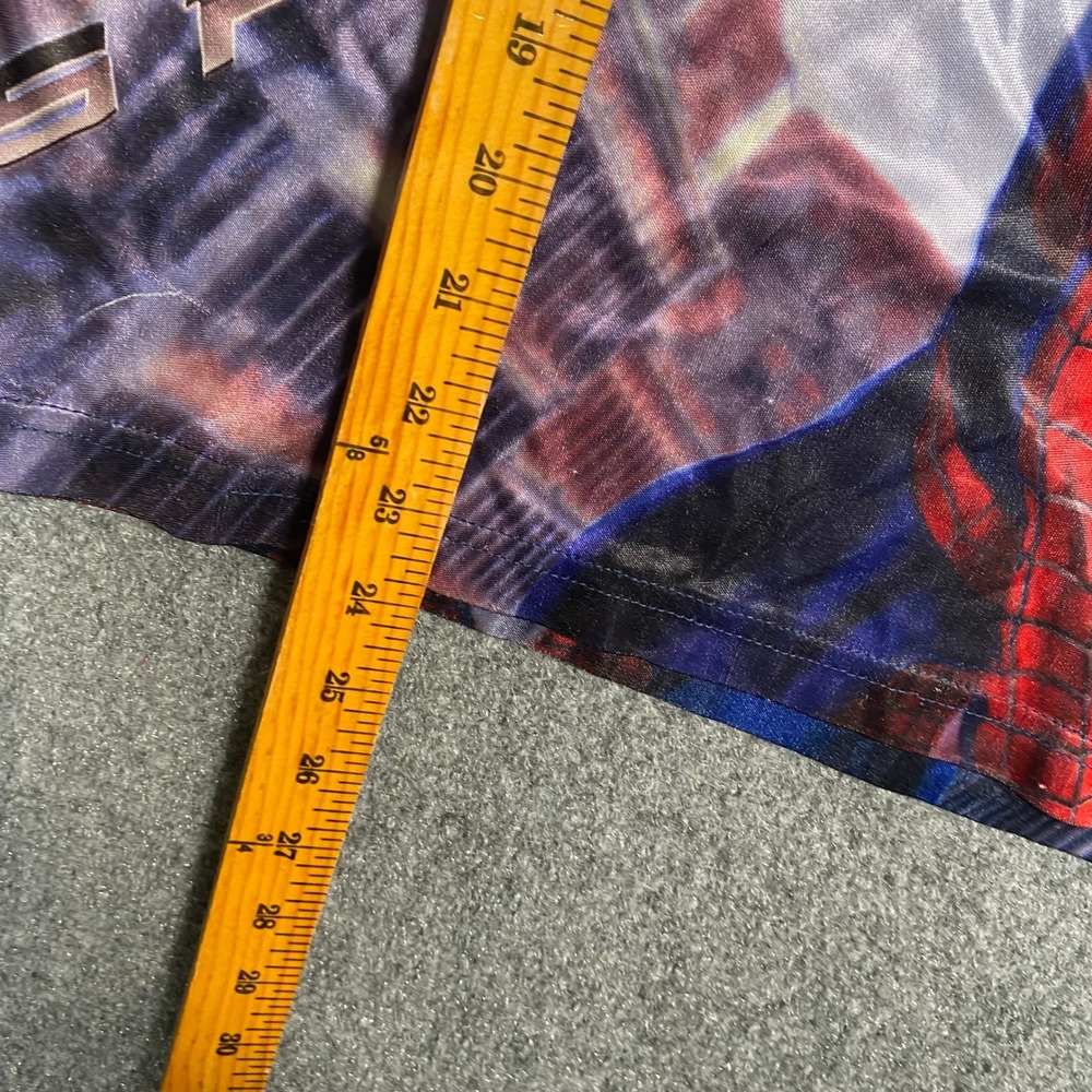 Kids Spider Man 2002 AOP Graphic T Shirt Marvel Superhero Movie Merch Size M - Picture 3 of 7